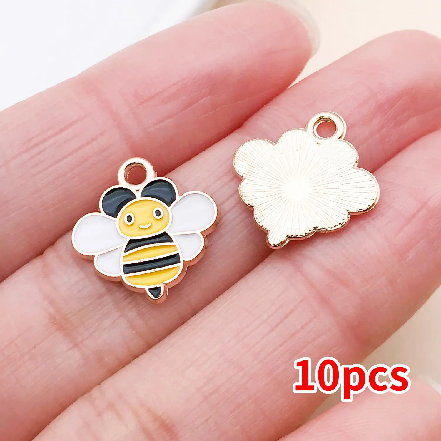 10/20pcs Enamel Charms Alloy Various Styles Pendants