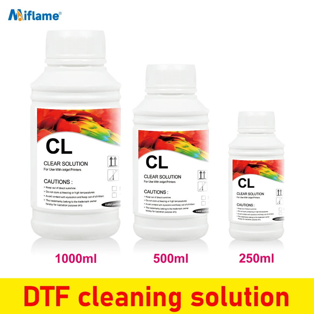 DTF Cleaning Solution Ink Cleaner For DTF Printer or Direct Transfer Film Printers  DTF Ink Cleaning Liquid Printhead Cleaning