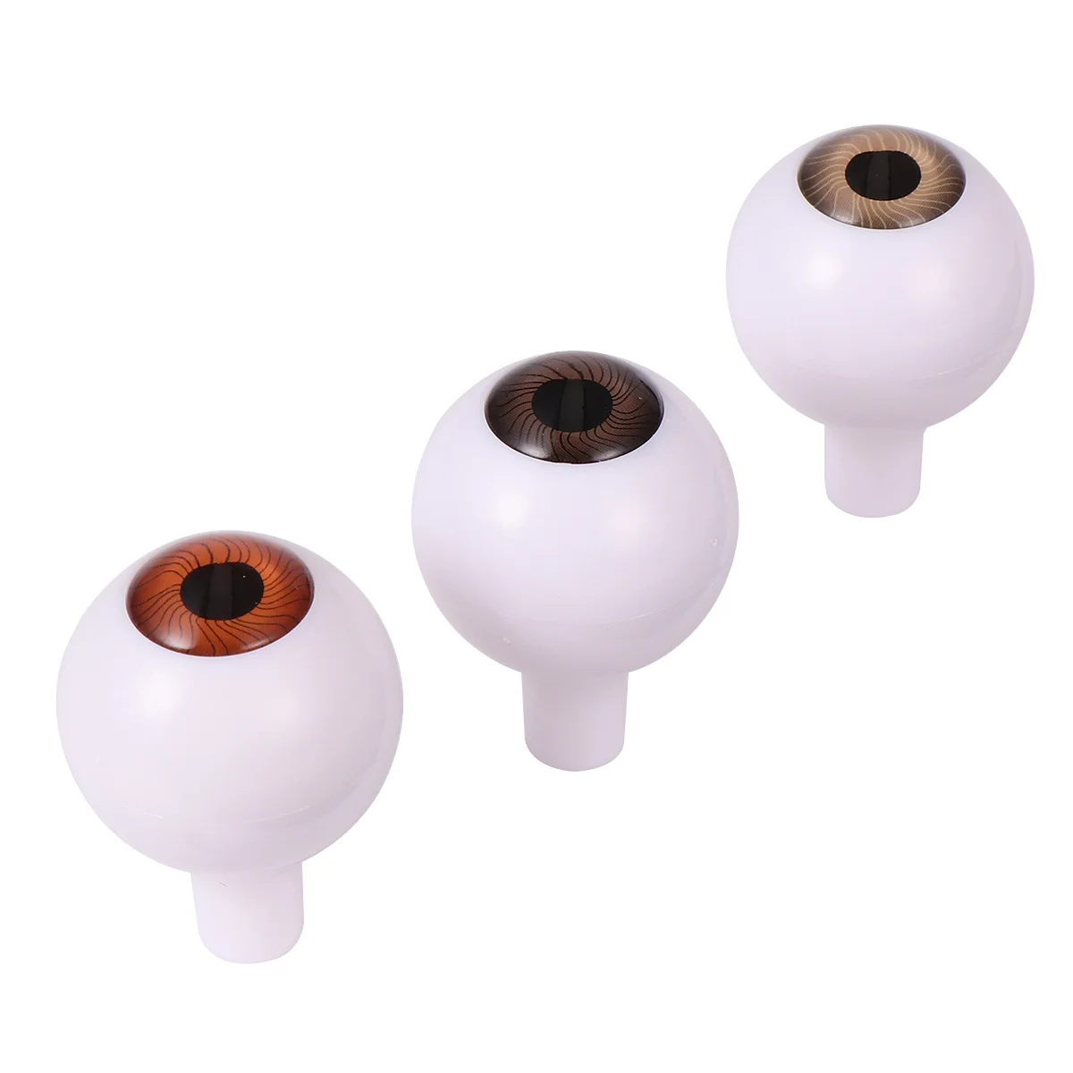 

3 Pairs DIY Eye Beads Halloween Horror with Handle Eyes for Dolls Eyeballs Toy