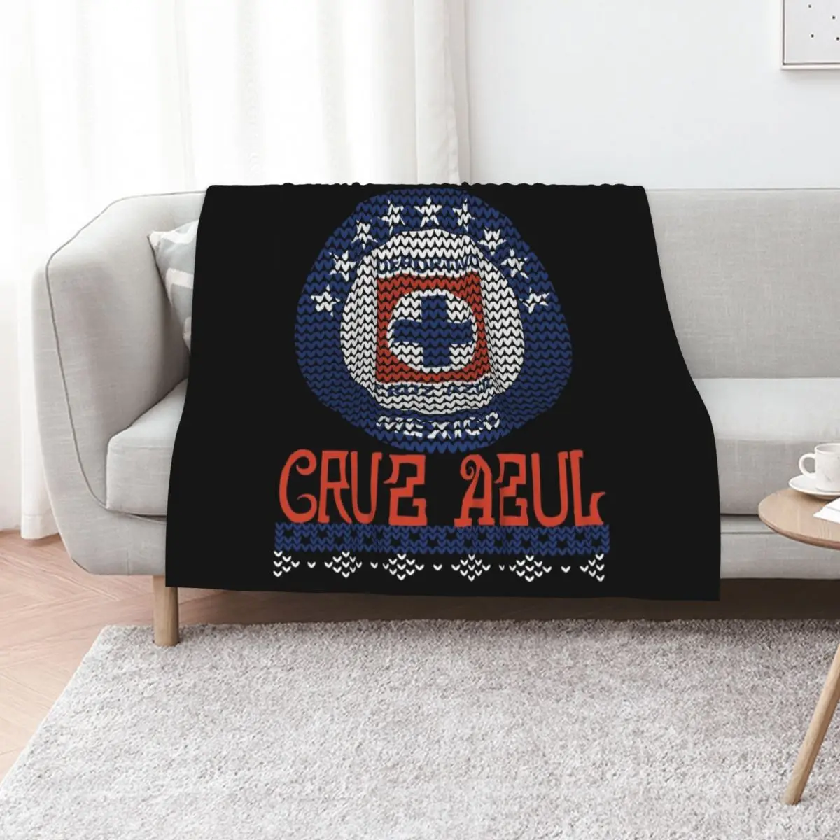 Cruz Azul Throw Blanket Designers Luxury Stuffeds decorative Baby heavy to sleep Blankets