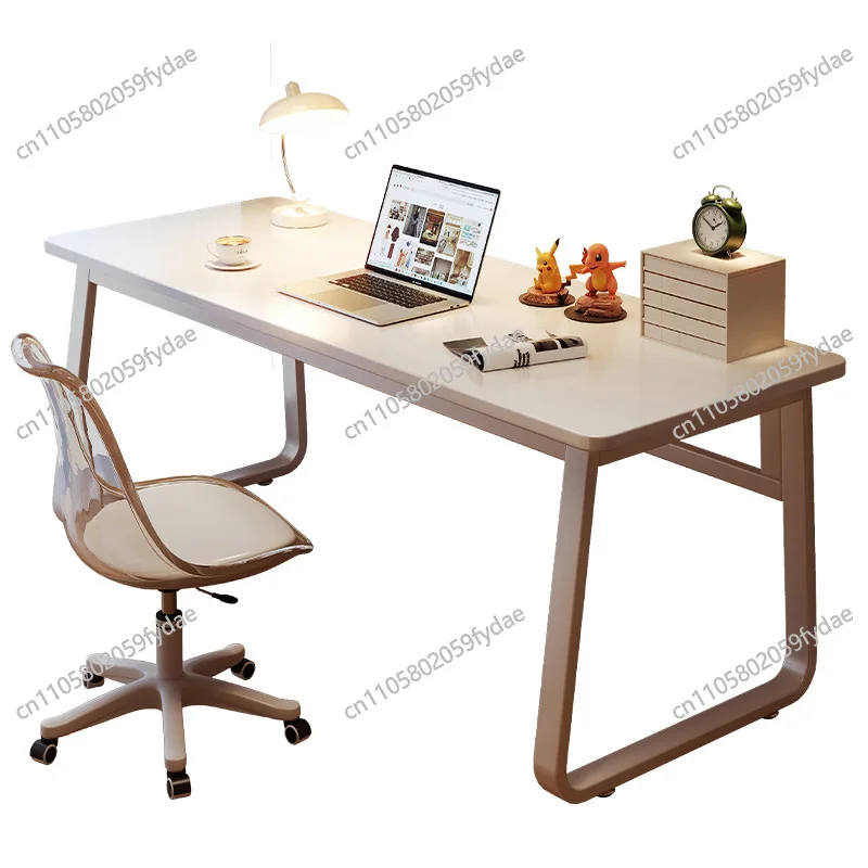 

Home simple student bedroom study writing desktop computer desk small apartment minimalist white desk