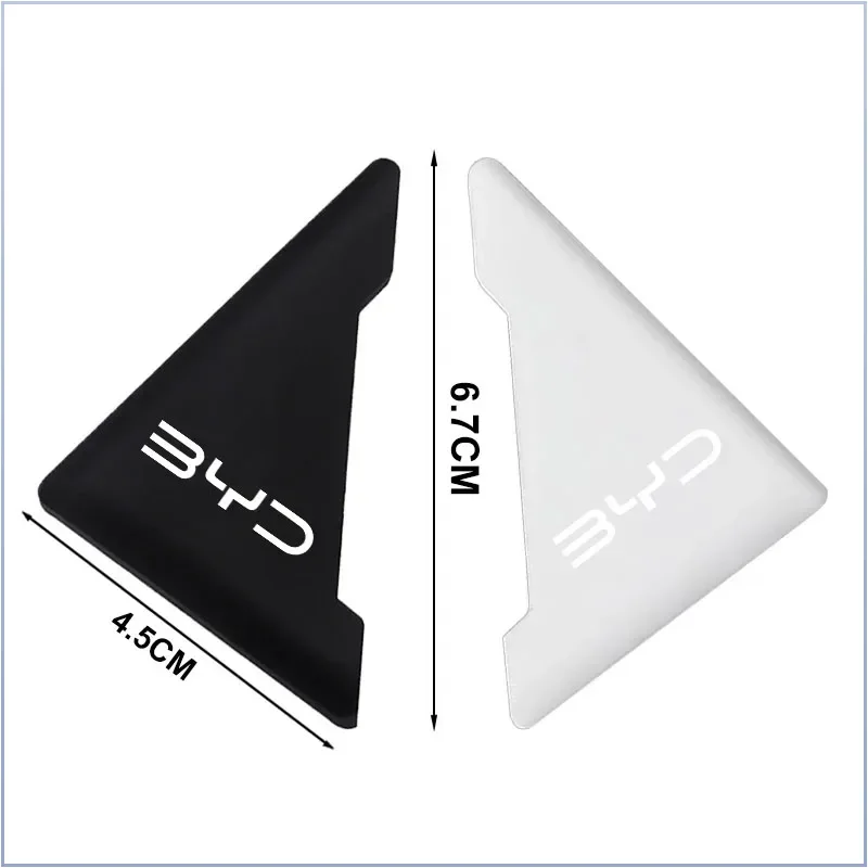 Car Door Angle Cover Bumper Crash Anti-Scratch Protector Logo for BYD Tang Song Yuan Atto 3 Seal Seagull Dolphin 3 Valve Stems