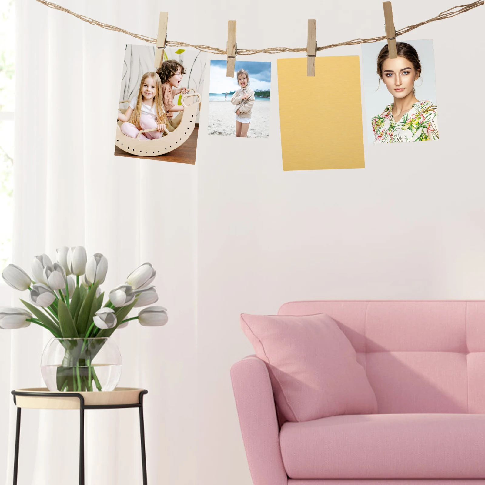 

6pcs Blank Sheet Metal Photo Sublimation Metal Blanks Frame 15x20cm Durable Sublimation Sign Blanks for Family Pets Gifts Art