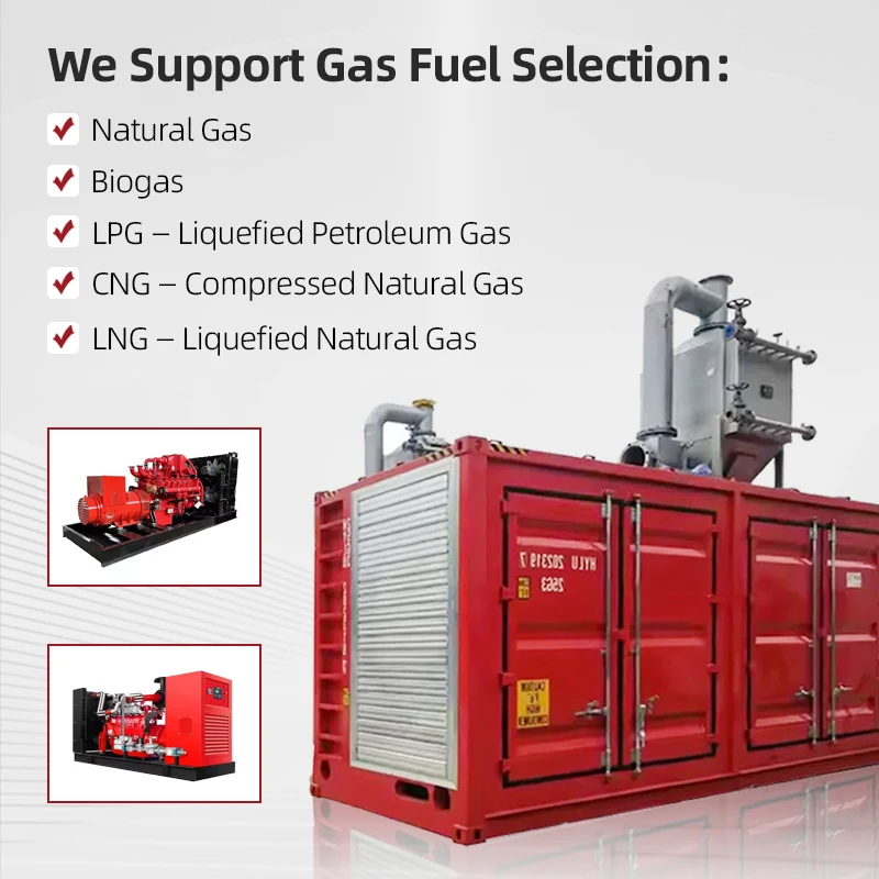 60Kw 60Hz Silent Natural   Bio  Electric 3 Phase Lpg Ng Power Propane Generators