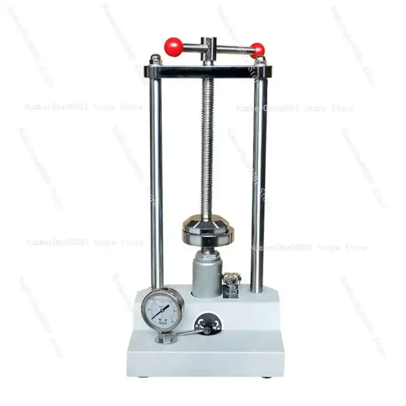 

Dental Lab Equipment Flask Compress Pressure Gauge Indication Hydraulic Press With Reline Jig