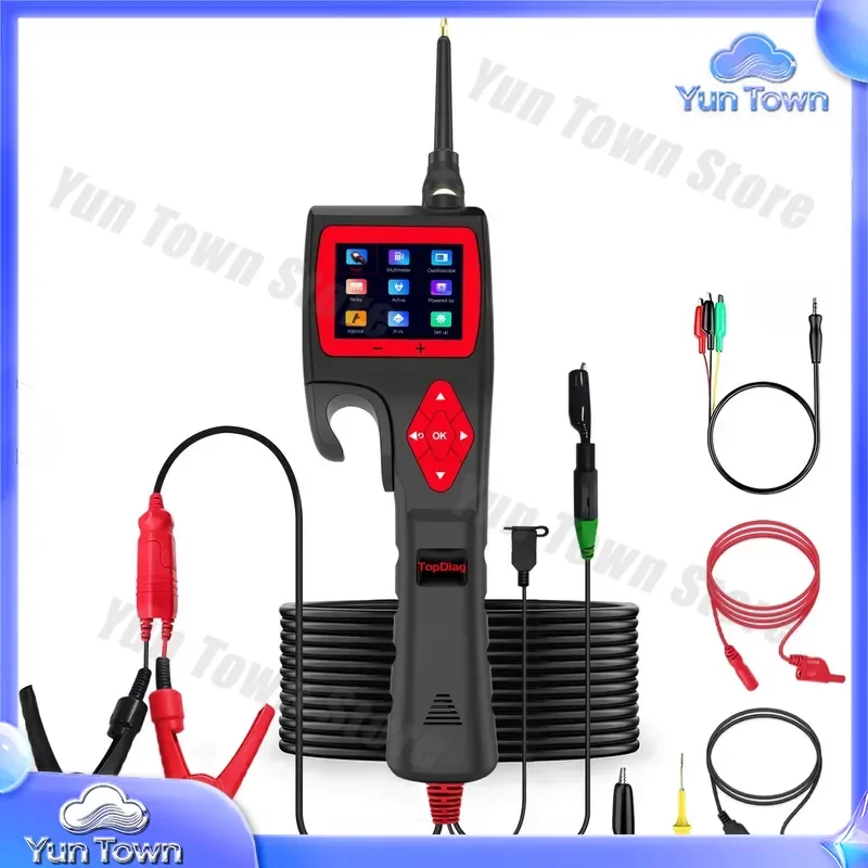 for Automotive Circuit Tester 9V-30V DC Power Supply Probe Polarity Detector Short Circuit Tester Diagnostic Tool for Car
