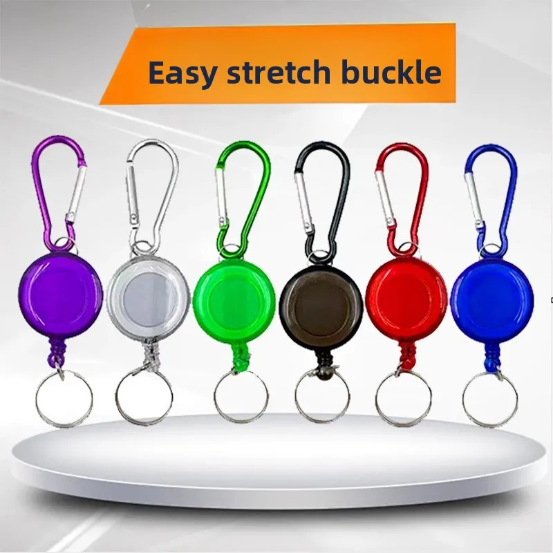 

Fishing Equipment Lock Tool Hanging Buckle Plastic Pull Easy Pull Buckle Fishing Tackle Outdoor Color Telescopic Buckle