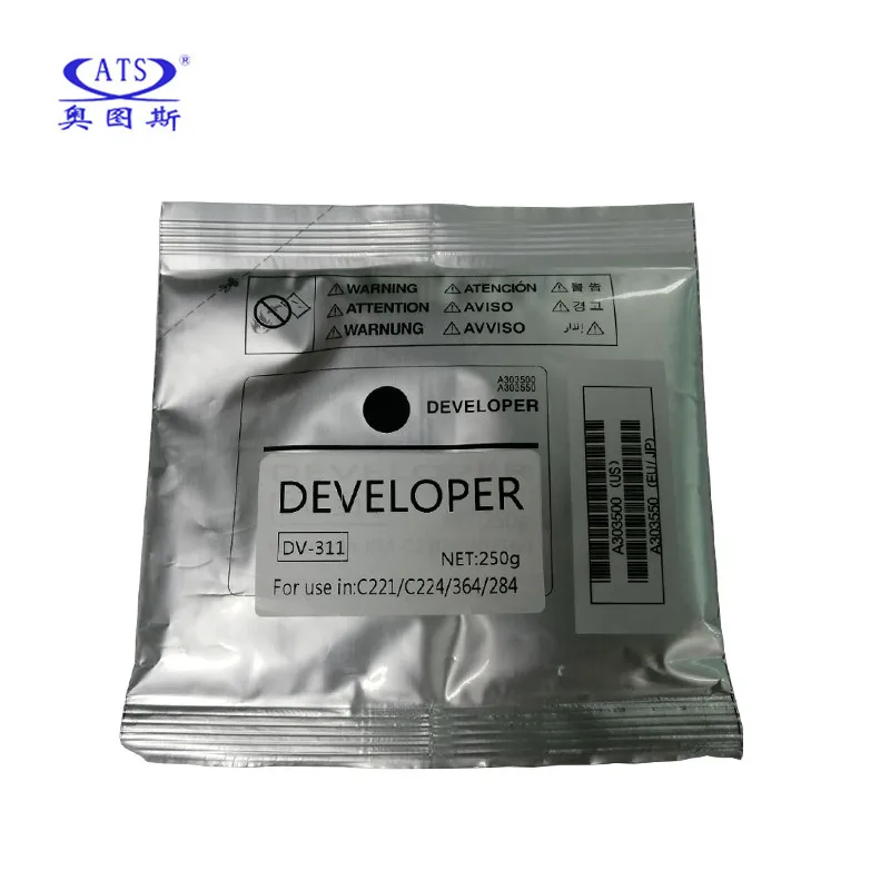 1PC DV311 dv 311 DV-311 Developer Powder For Konica Minolta C 221 224 364 284 220 280 360 C221 C224 C364 C284 C220 C280 C360