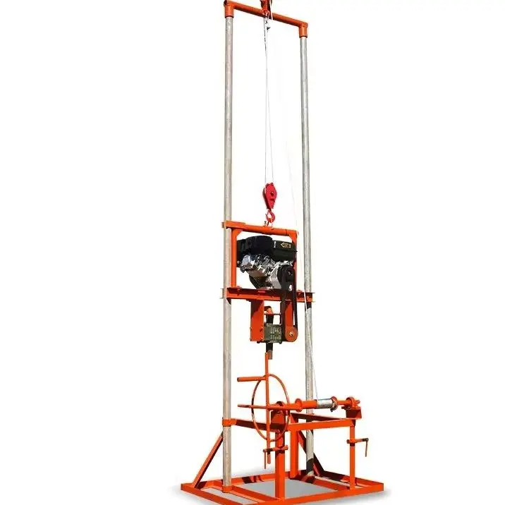 تخصيص 60-80 متر عميق 3200 رطل لكل بوصة مربعة جهاز حفر آبار المياه الموفرة للطاقة للمزارع الريفية #1