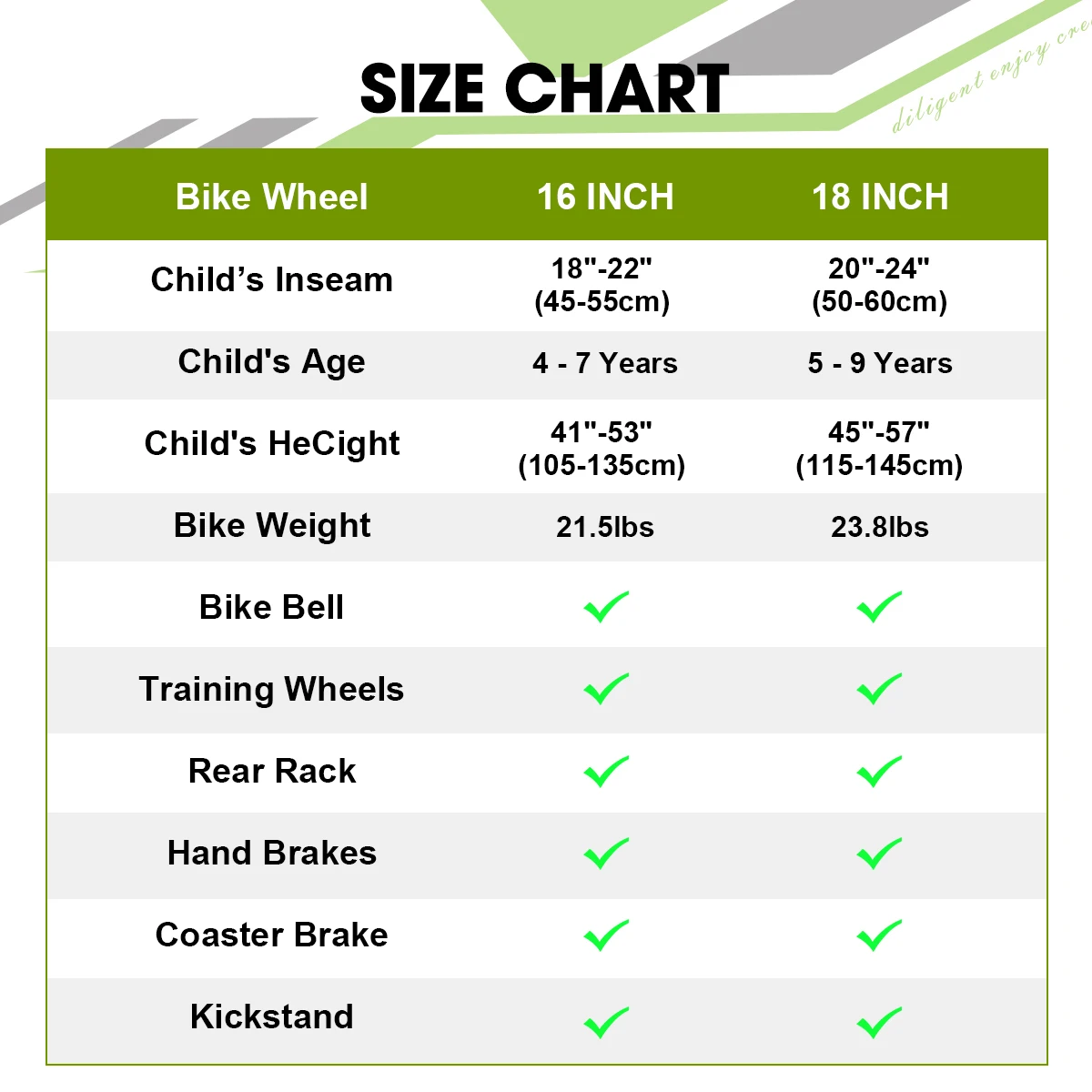 Bicicleta infantil HILAND para meninos de 4 a 7 anos, crianças e crianças, bicicleta infantil de 16 "com rodas de treinamento e rack traseiro, bicicleta infantil de 16 polegadas