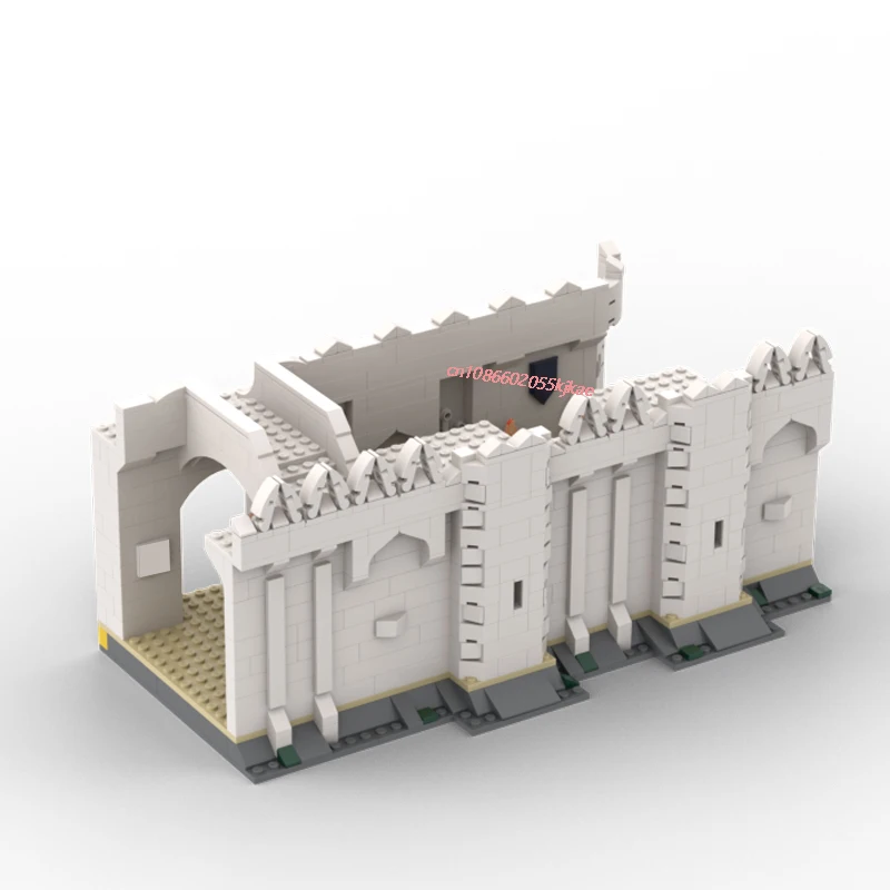 NEW 10347PCS MOC Lord of The Ringsed Movie Mina Tirith The White Castle Model DIY creative ideas Child toy christmas Gift blocks