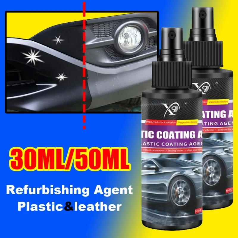 

Car Refurbishment Agent Universal Car Plastic Leather Restorer Back To Black Gloss Car Truck Interior Repair Coating Renovator