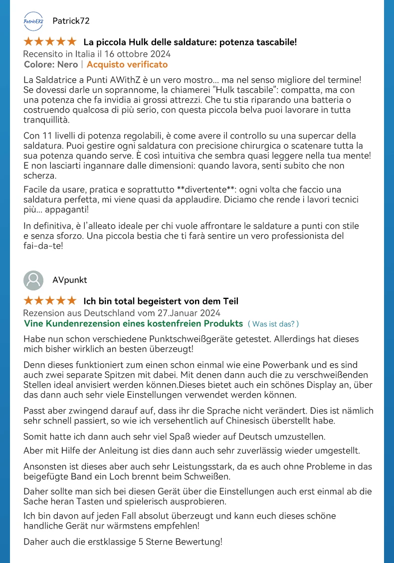 Awithz Tragbares Akku-Punktschweißgerät zum Selbermachen, Mini-Schweißgerät, 18650 Akku, Nickelstreifen und Nickelgürtel, Schweißwerkzeug – Detail 3