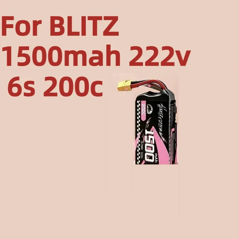 For BLITZ 1500mah 222v 6s 200c Racing Drone Battery Voltage High Discharge Rate Lithium Battery