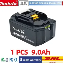 NEW Makita 18V 9AH Battery Rechargeable Li-ion Lithium-ion Batteries Charger for BL1860B BL1830 BL1815 BL1850 LXT400 ,BL1860b