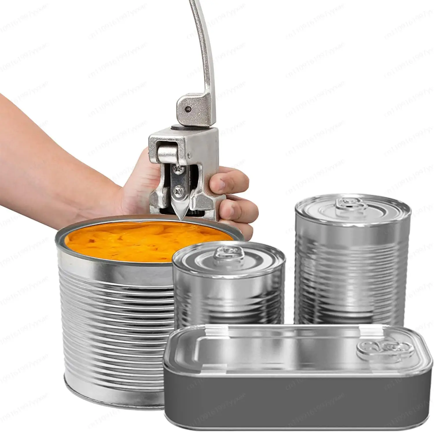 Heavy Duty Stainless Steel Can Opener Desktop Canned Food Opener Kitchen Tool