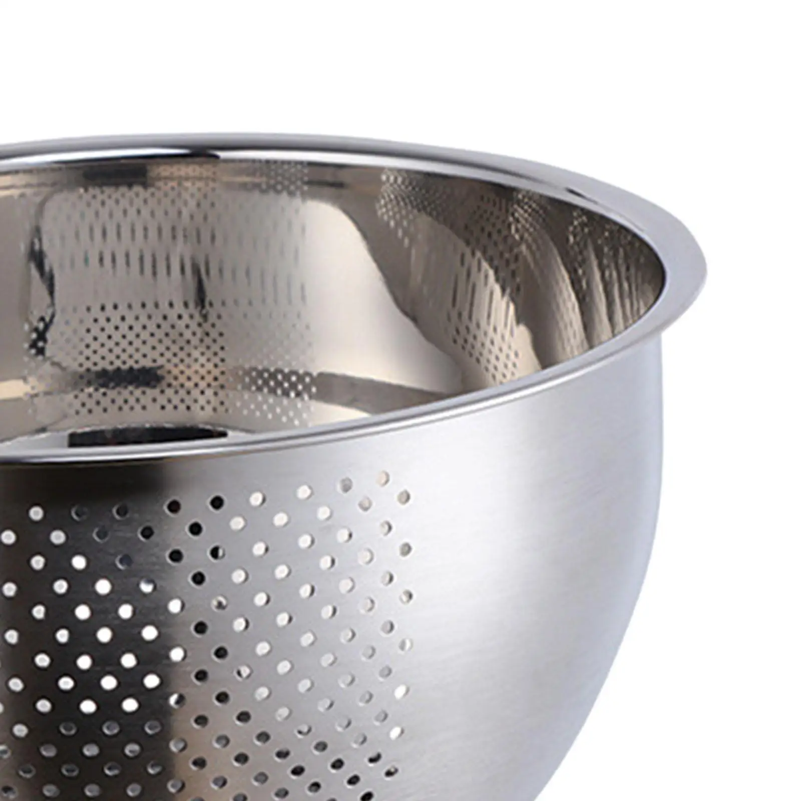 Premium Stainless Steel Rice Washing Bowl for Easy Produce Cleaning