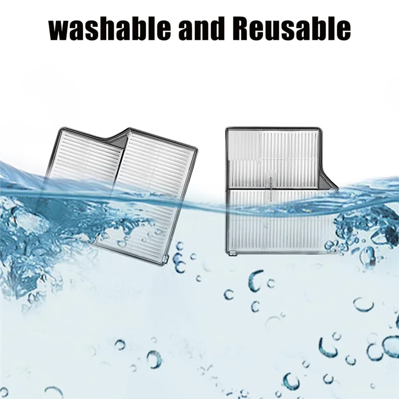BAAO-4PCS استبدال فلتر HEPA Forroborock Saros 10/G30 جزء المكنسة الكهربائية مرشح قابل للغسل مرشحات عالية الكفاءة