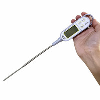 Odatime Digital Thermometer Meat Thermometer Stainless Steel Probe Kitchen Thermometers Cooking Temperature Gauge Accessories