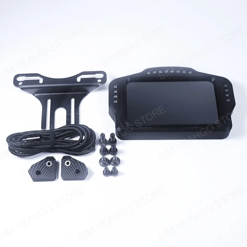 

PC Simracing Game 5 inch Dashboard Touch Screen Gear Shifter Display for FANATEC Simagic MOZA Logitech G29 G27 Thrustmaster T300