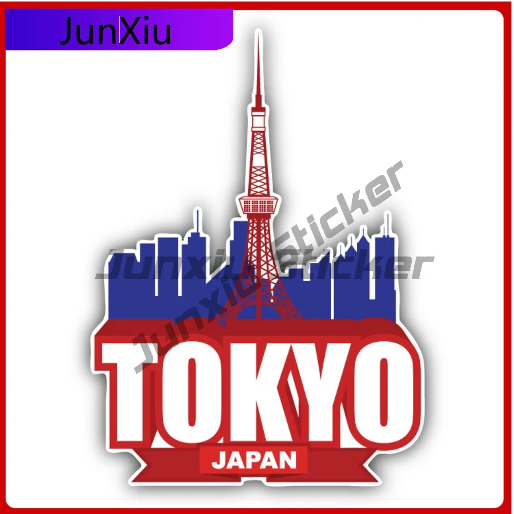 

Tokyo Travel Label Funny Must Have Waterproof Modern Motorcycle Decal Vinyl Car Laptop Window Bumper Auto Exterior Gift Decor