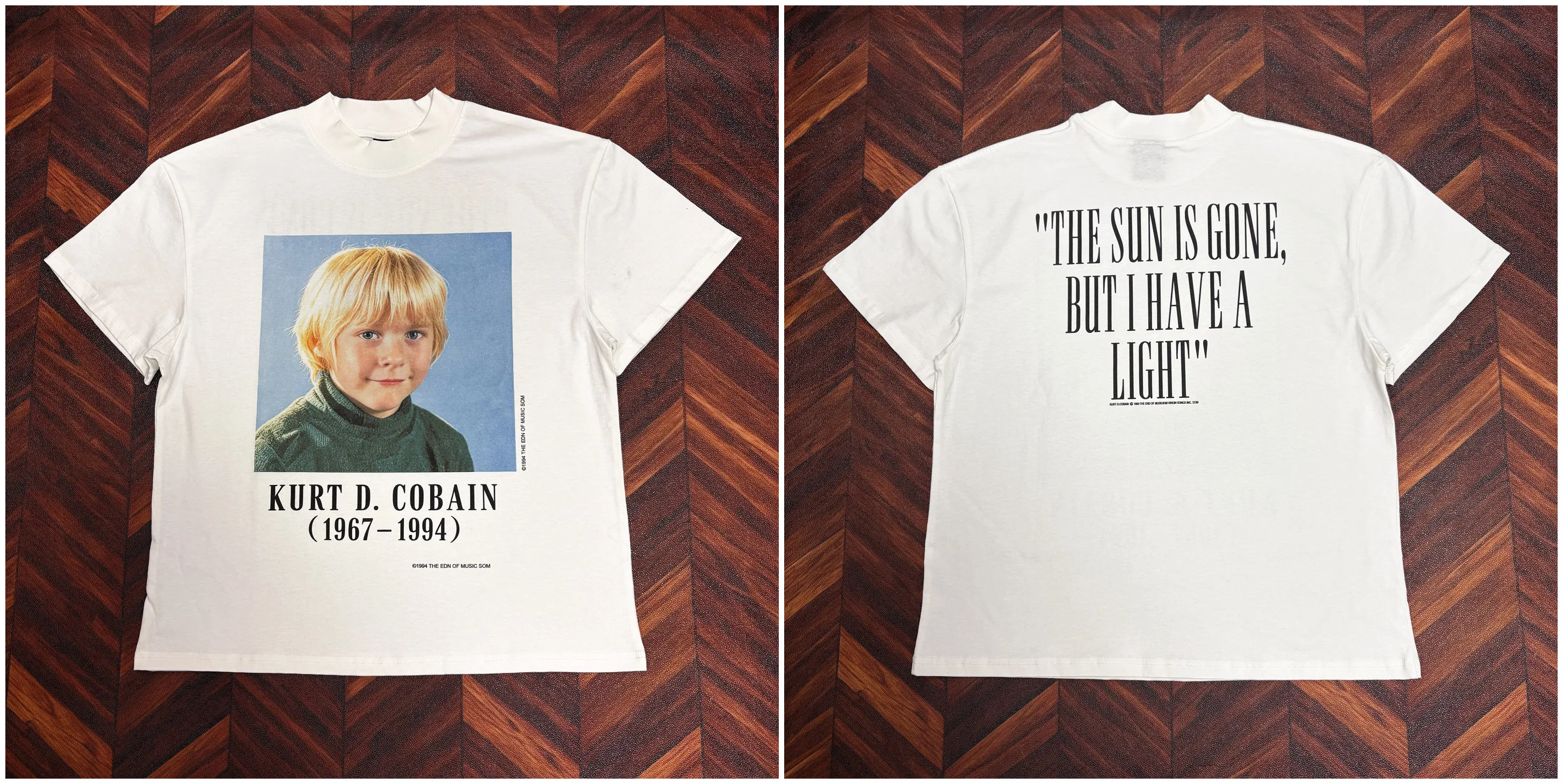 Camiseta de algodón con estamp - Vintage Fashion La reseña y precio