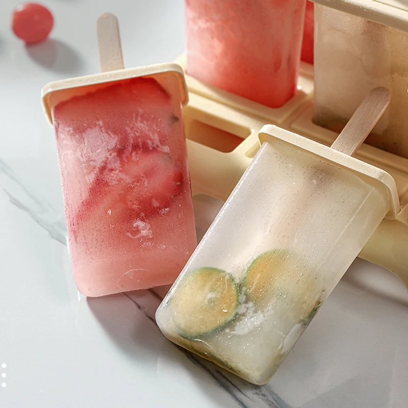 9PCS Bagged Ice Cream Machine Mold DIY Popsicle Mold Frozen Yogurt Ice Box Popsicle Mold