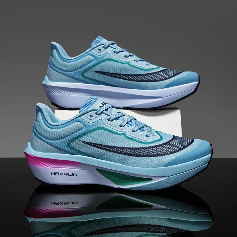 

Новая осенняя легкая удобная мужская и женская спортивная обувь с отскоком, марафонские кроссовки, противоскользящая и гибкая прогулочная обувь