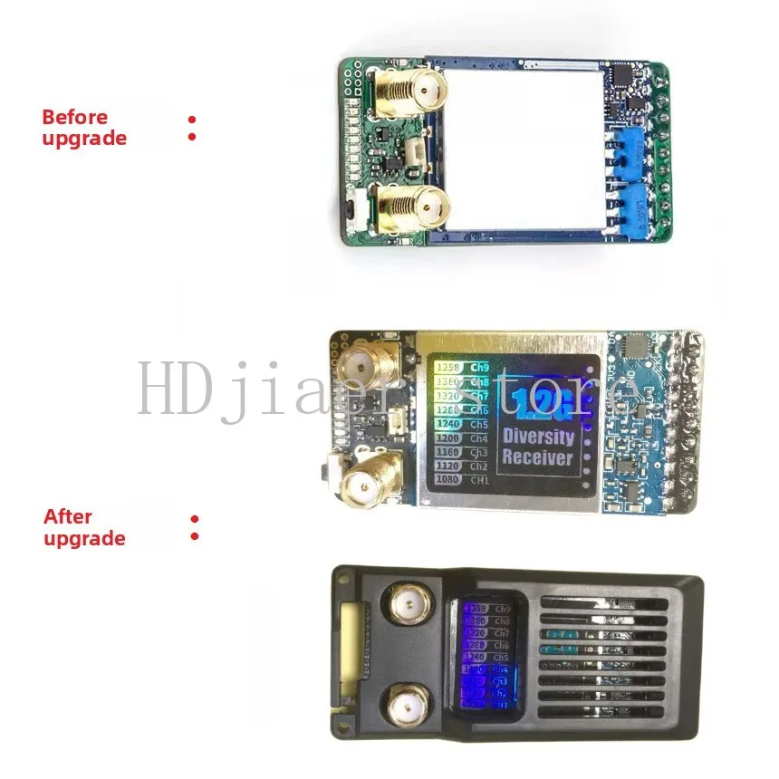 

1.2G 1.3G Diversity RX Dual Receiver Fat Shark Interface 9CH Frequency Band