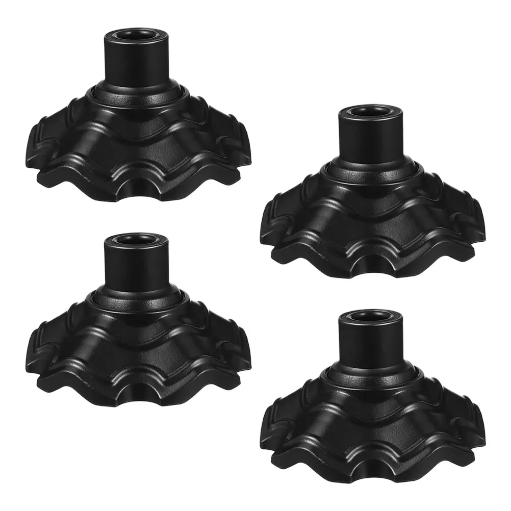 

4Pcs Outdoor Chair Leg Protectors Plastic Patio Furniture Feet Caps for Camping Beach Picnic Activities