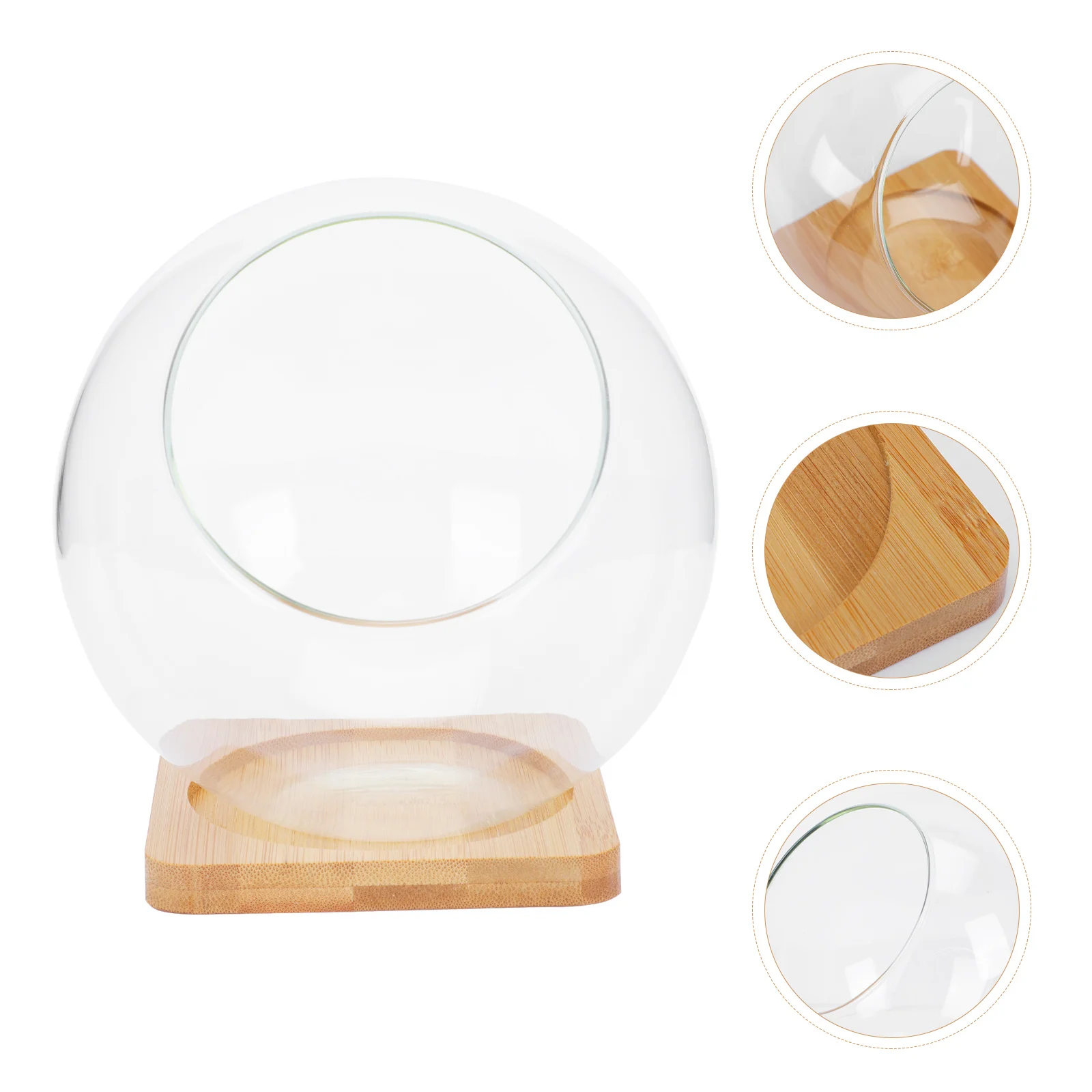 Moss DIY Wazon Organizer Kuchenny Kreatywny Mikro Krajobraz Butelka Szklana Soczysty Przezroczysty Kształtowanie Krajobrazu Mini Świece