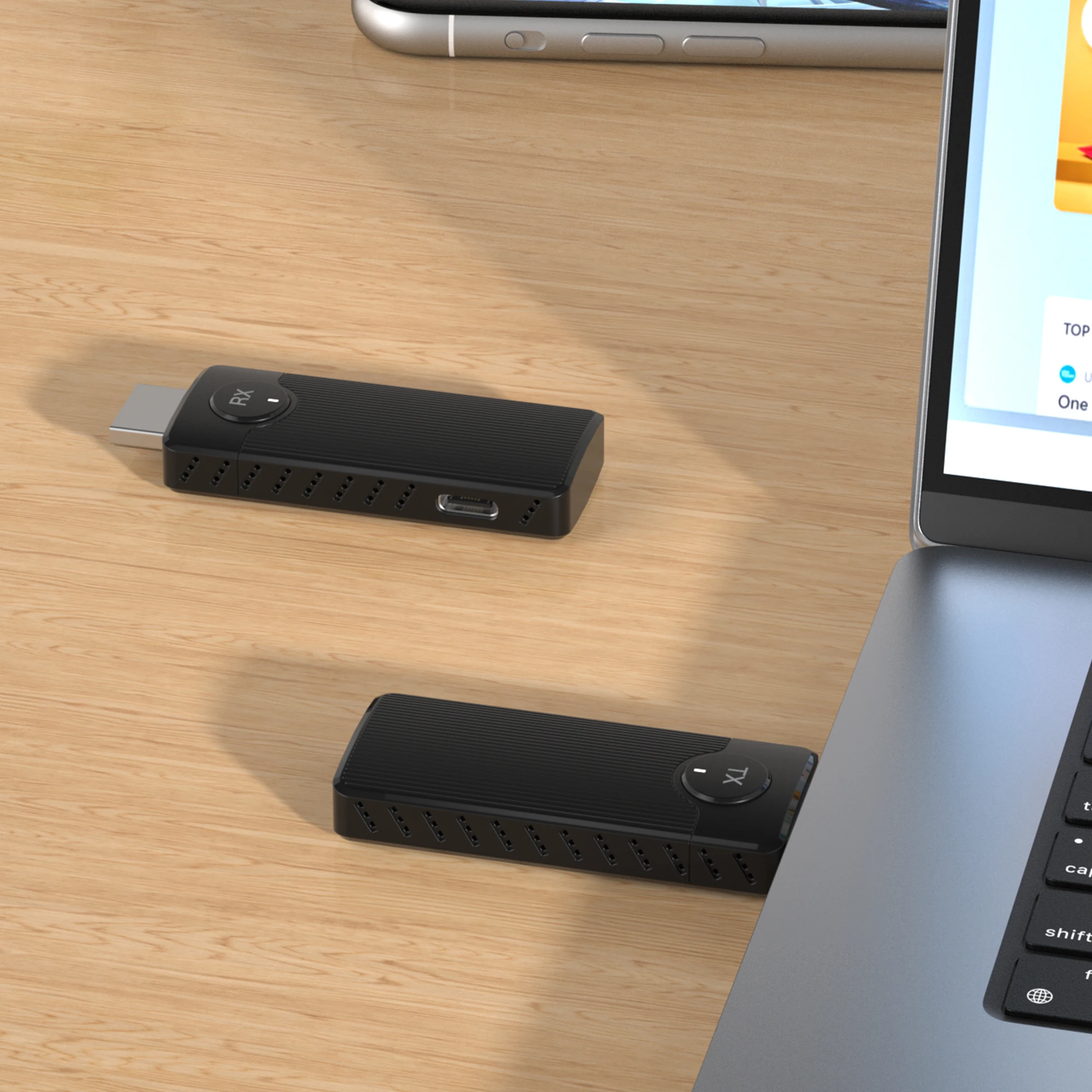 Lemorele Q50 اللاسلكية HDMI جهاز إرسال واستقبال الفيديو موسع عدة عرض محول دونغل لشاشة التلفزيون العارض التبديل الكمبيوتر