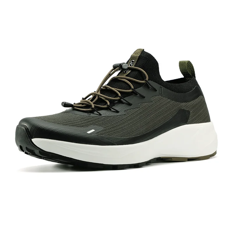 Luxury Brand Hiking Shoes Men Trekking Jogging Casual Fashion Mesh Breathable Tenis Sneakers Elastic City Walk Sports Patchwork