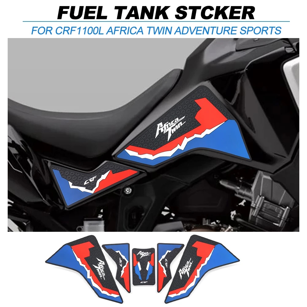 

Защитная накладка на бак для CRF1100 L Africa Twin Adventure Sports DCT 2020-2025, наклейки-протекторы на бак, накладки для защиты коленей, противоскользящие накладки для лучшего сцепления