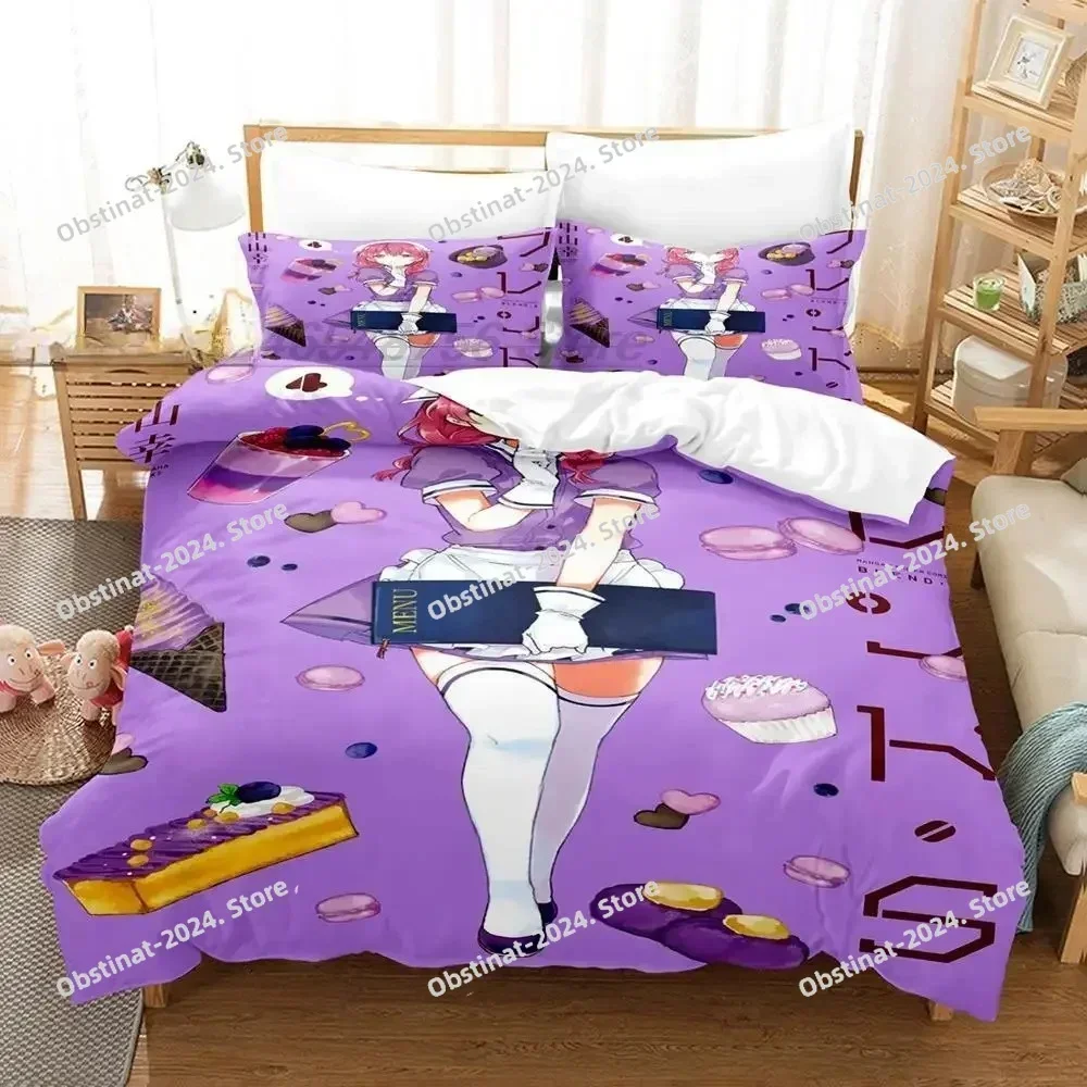 Blend S Bedding Set Printed single Comforter Quilt Bed Cover Duvet Cover Pillow Case 3 Pieces Kids Adult Size Anime Kawaii Girls