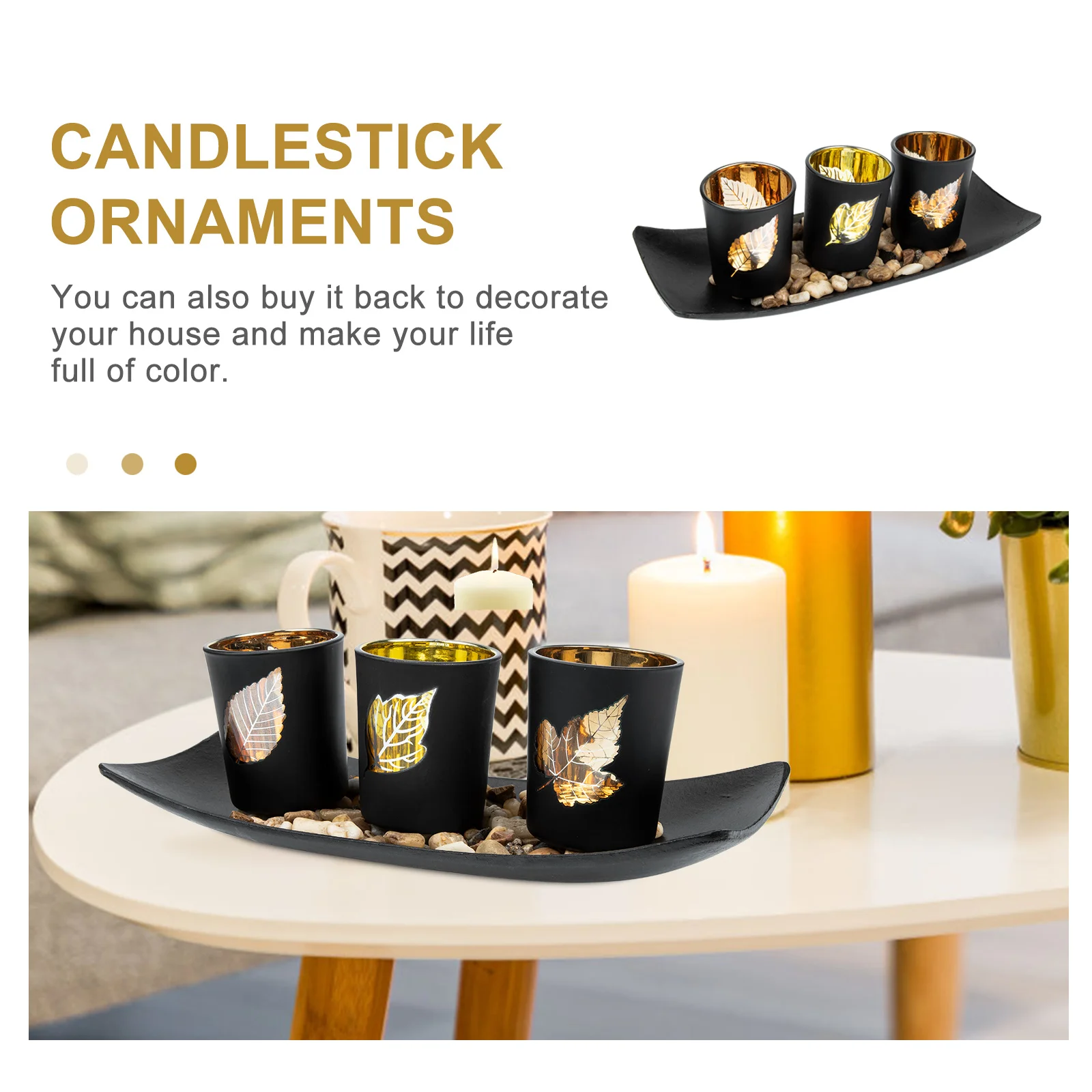 

1Set Glass Holder Elegant Candlestick Wedding Dinner Party Decoration Glass Tea Light Stand Decorative Cup