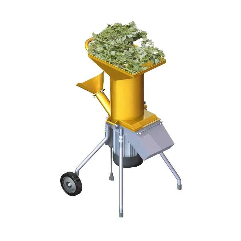 Custom 1.8Kw Induction Motor Garden Mulcher Shredder to Deal With Branches