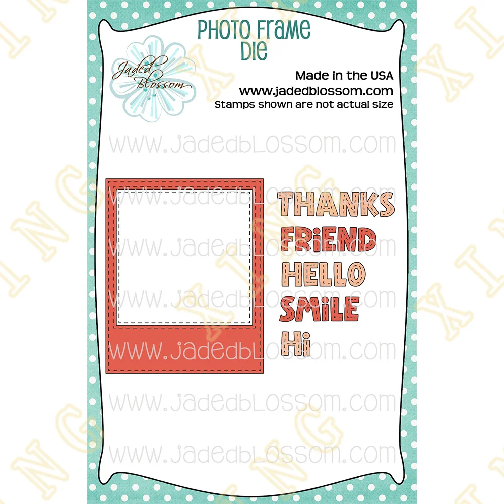Gnome Photo Frame Die New Metal Cutting Dies Scrapbook Diary Decoration Stencil Embossing Template DIY Greeting Card Handmade