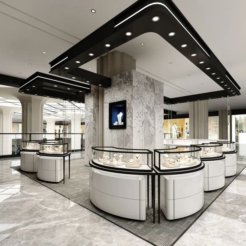 

custom.Luxury usa custom store decoration jewelry shop interior design ideas jewellery shops display furniture