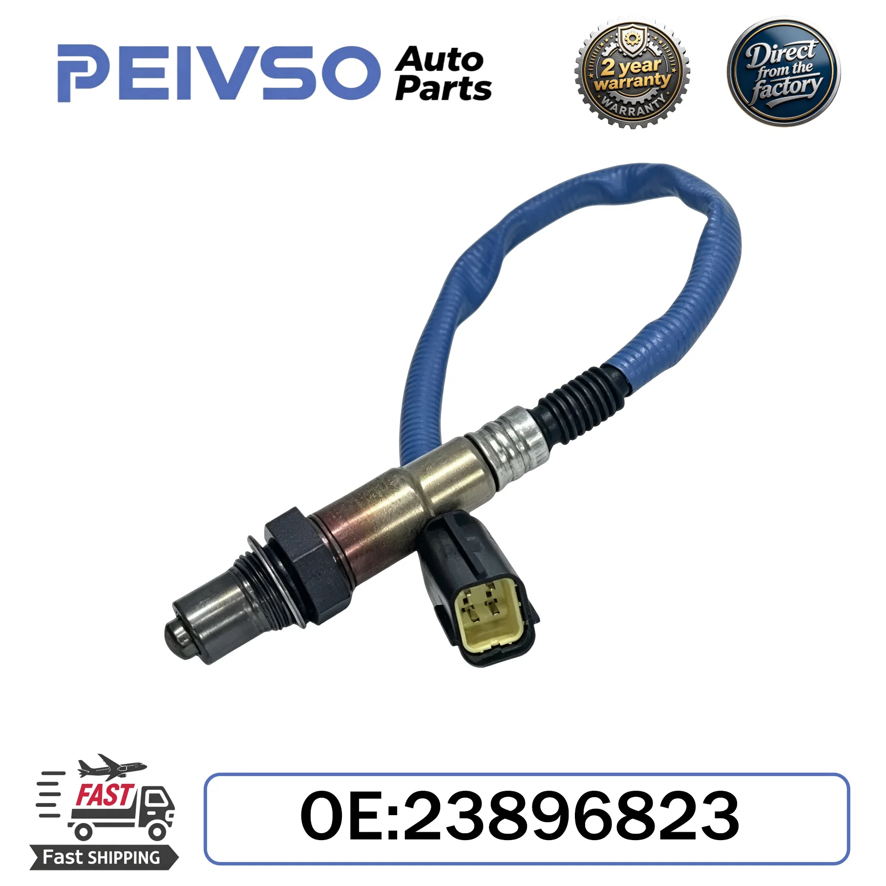 PEIVSO High Quality 23896823 Front and Rear Universal Oxygen Sensor for Baojun 510 310 310W CAYMAN 982 1.5L 2.0L L2B 2017-2021