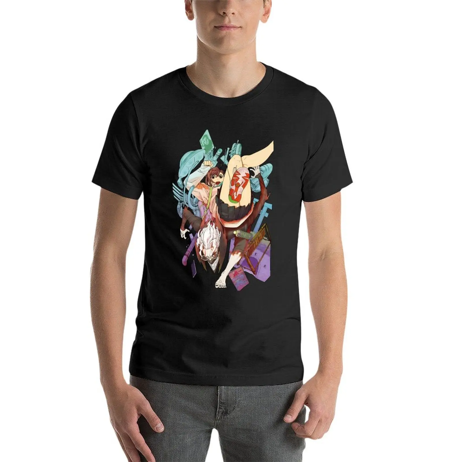 Dandadan- Okarun/Momo T-Shirt plus sizes anime clothes t shirts for men pack