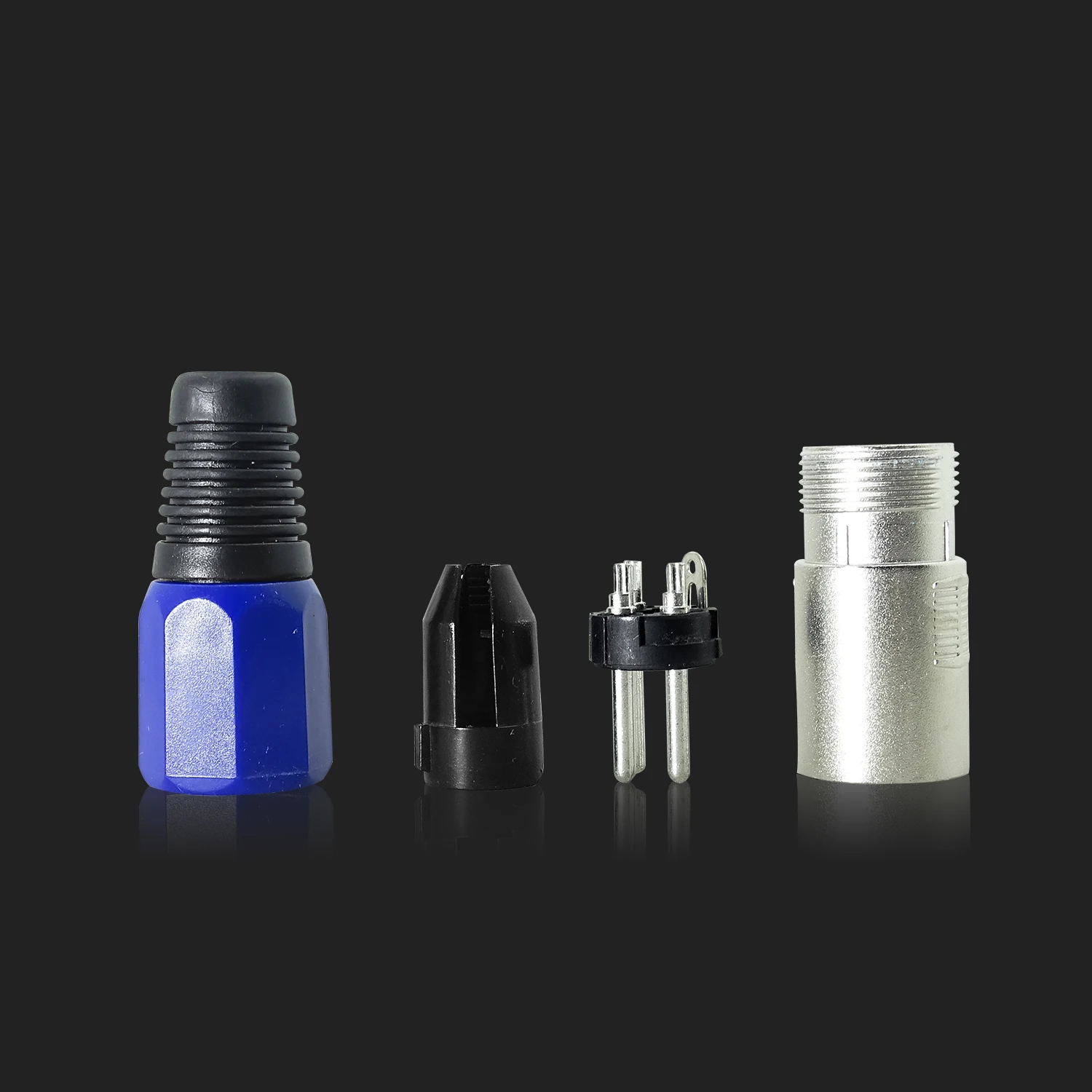 3-PIN XLR Metal Connector Stage Light Accessories DMX Cable Microphone Cable Audio Cable Connector