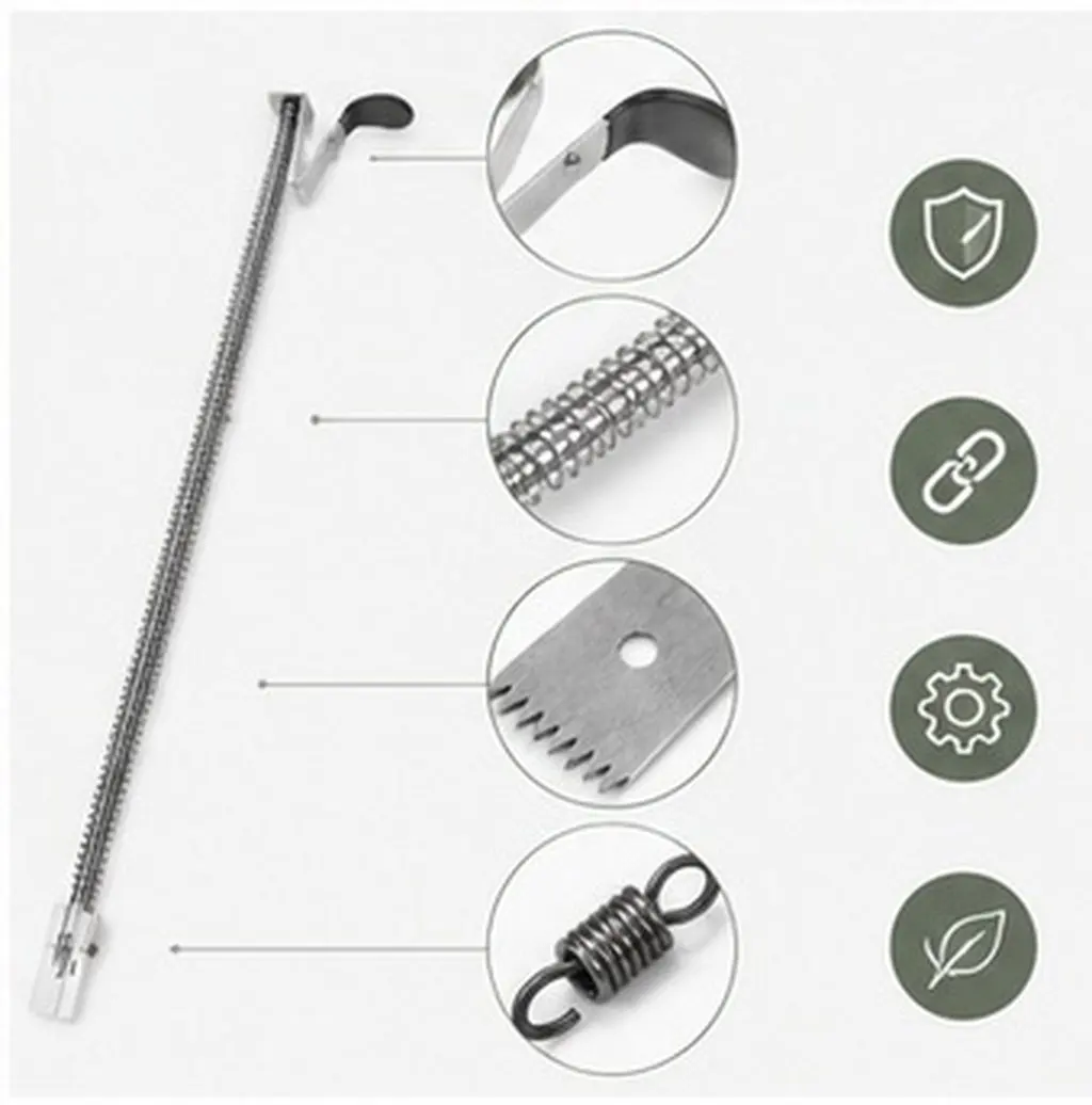 Handheld Plant Tying Tool with Replacement Staples & Blades for Garden Vines and Agricultural Use