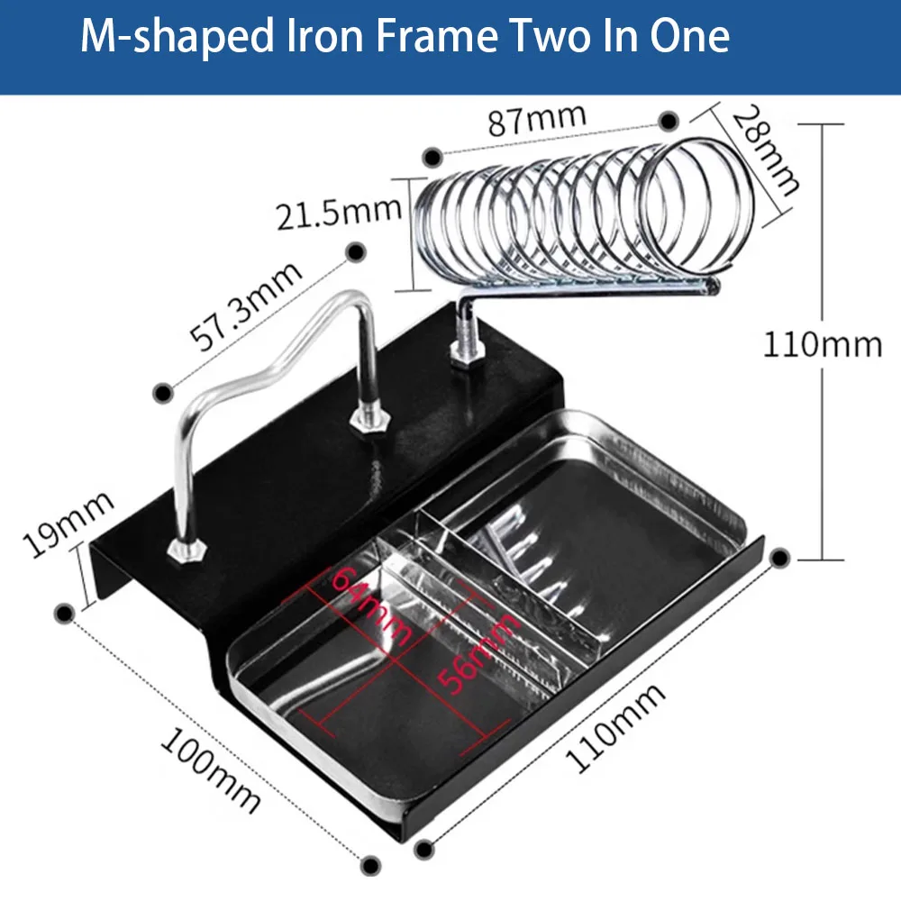 1Pcs Multifunctional Heat-Resistant Soldering Iron Holder For Various Styles Of Solder Iron For DIY Electronic Repair Project