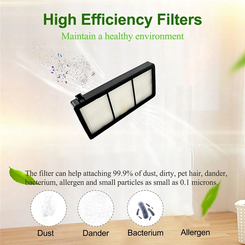 Brosse latérale principale et filtre HEPA, accessoires pour Irobot Roomba 800, 900 Series, 860, 865, 866, 870, 880, 885, 890, 960, 980