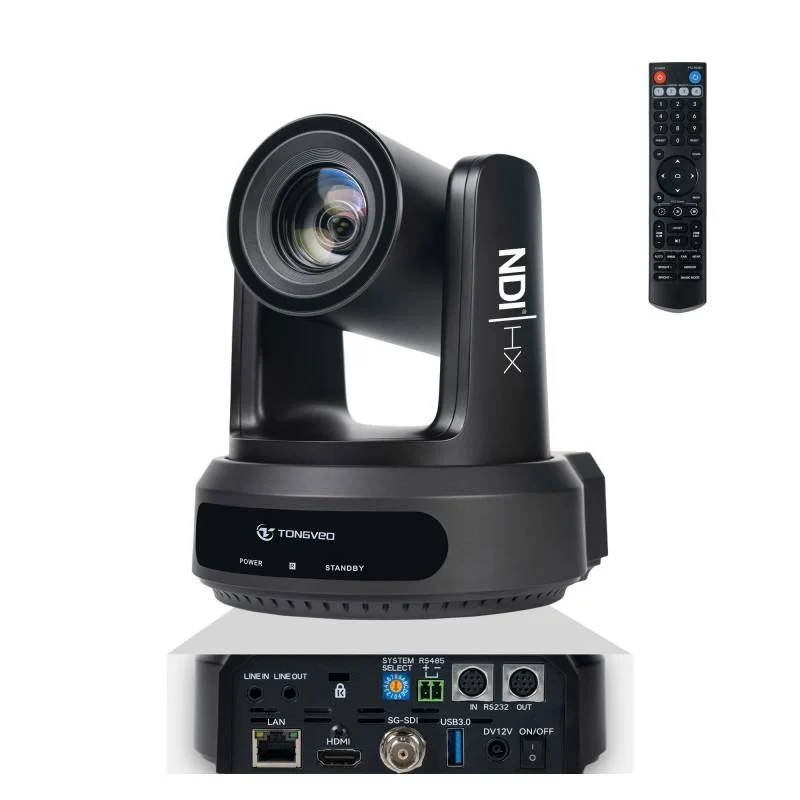 TONGVEO 20X/30X PTZ Video Camera with AI Auto-Tracking Conference Camera Several Platforms Compatible for Live Streaming