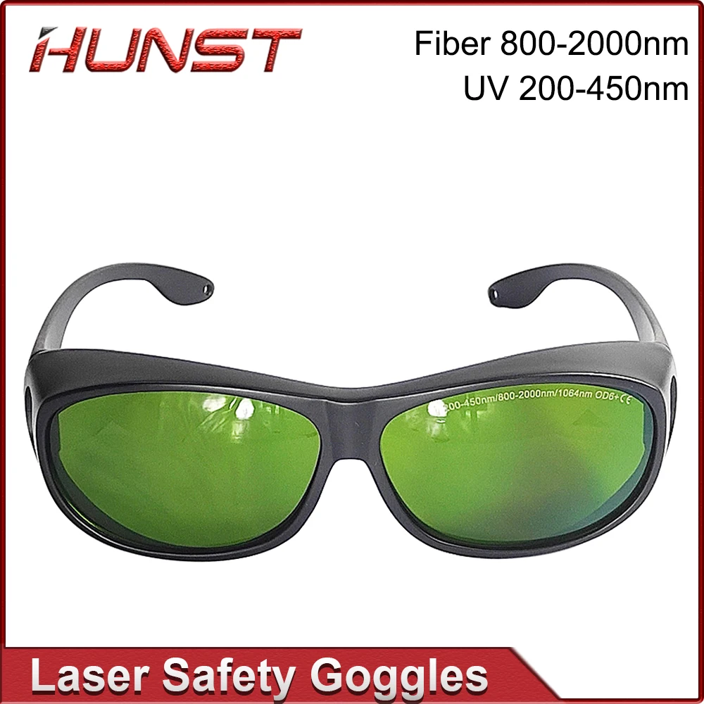 Imagem -02 - Hunst-laser Óculos de Segurança Óculos de Proteção Escudo Óculos Proteção Yag Fiber Escudo Laser uv 200450nm 800nm2000nm