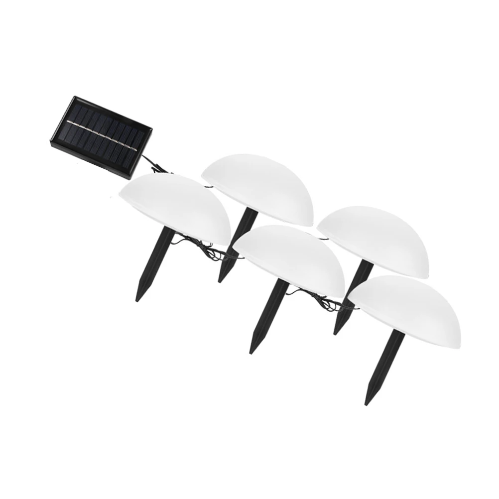 

Solar Hemisphere Ground Lamp Landscape Light Outdoor Decorative Garden Decoration for outside Abs Lawn