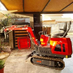 Minigavatore da 1,6 tonnellate più venduto EPA/Euro 5 Escavatori cingolati da 1 tonnellata 2 tonnellate Scavatore agricolo idraulico Kubota personalizzabile