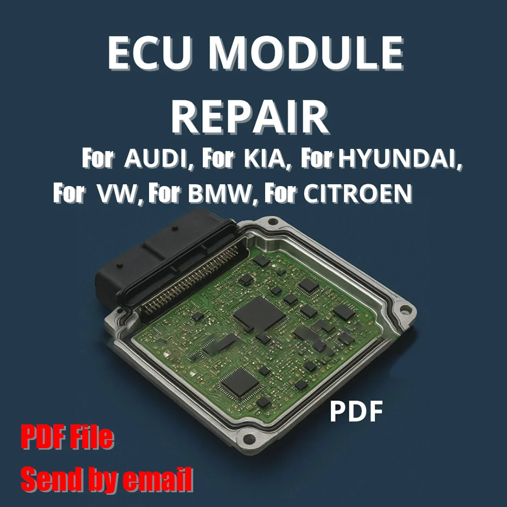 

ECU MODULE REPAIR PDF File Module Mappings e-book for AUDI/KIA/YUNDAI/VW/BMW for European/Asian Vehicles Ebooks Sent by Email